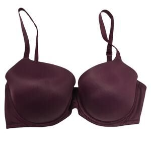 Victoria's Secret PINK Bra Molded‎ Cup Underwire 36DD Unpadded Full Figure